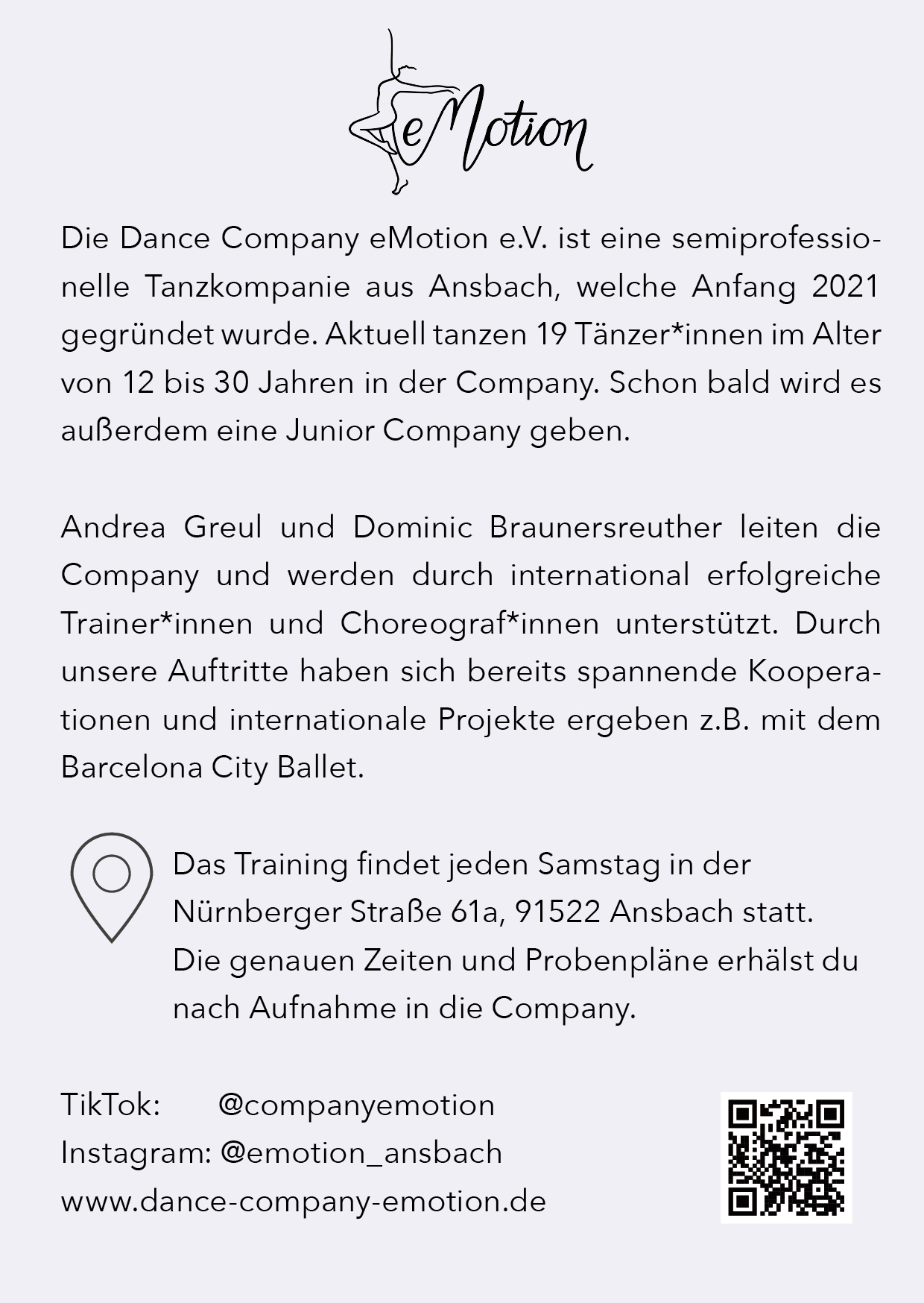 Flyer Dance Company Audition